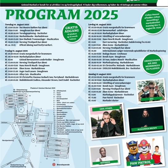 Program Gelsted marked 2025